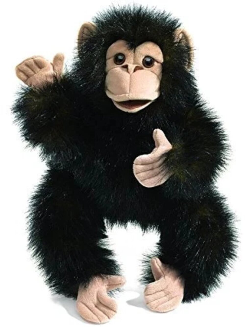 Folkmanis Baby Chimpanzee Hand Puppet Animal Ape Plush Puppetry Birthday Present